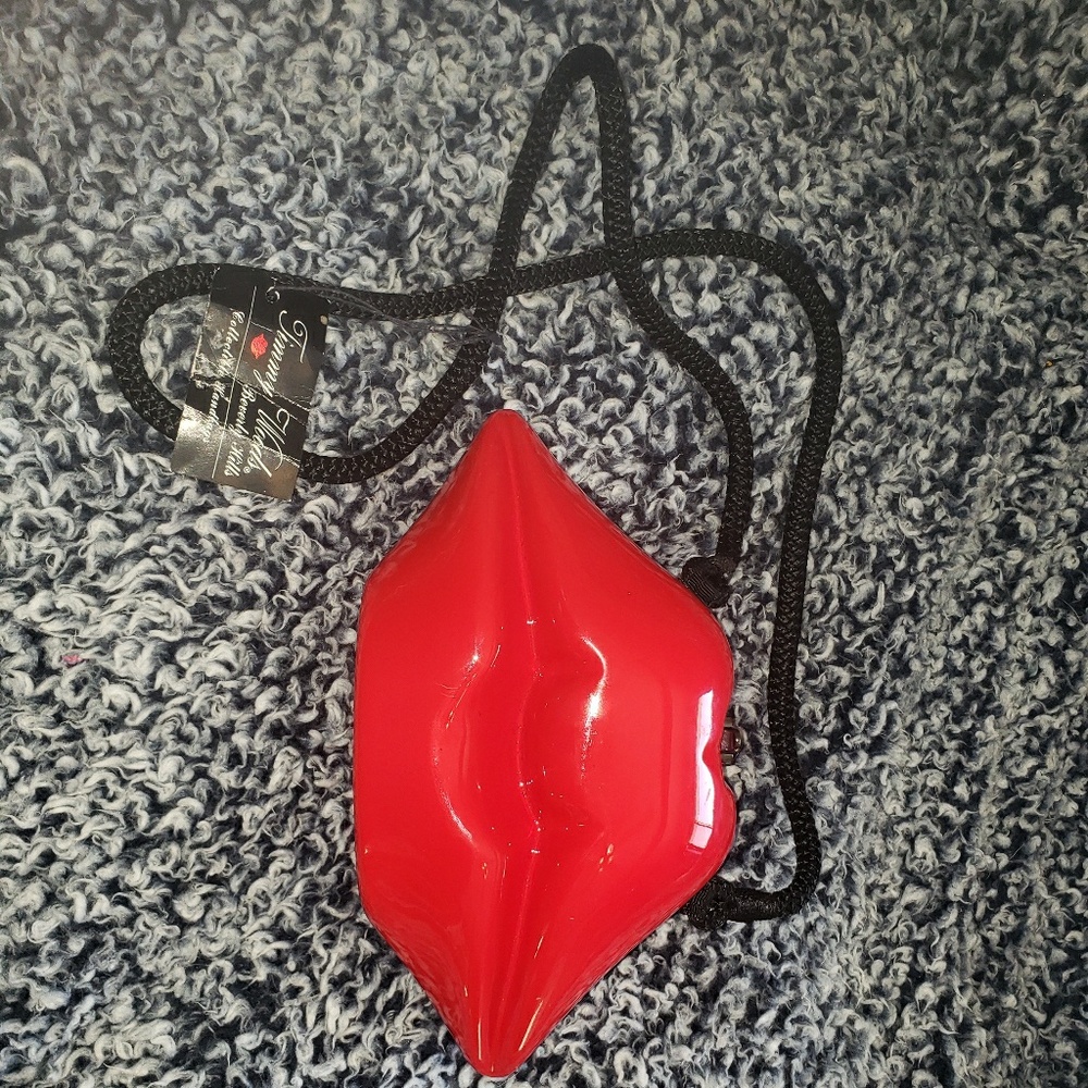 Timmy Woods Collectible Red Lip Purse